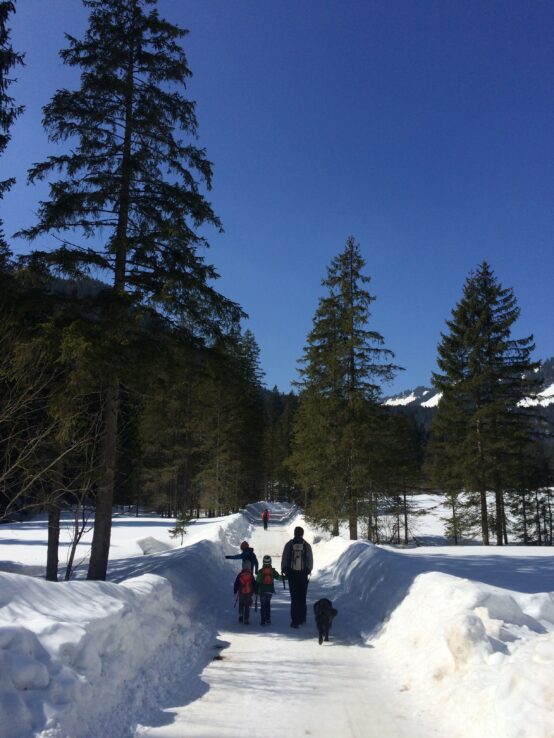 Jetzt noch 10 Minuten geradeaus und dann gibt