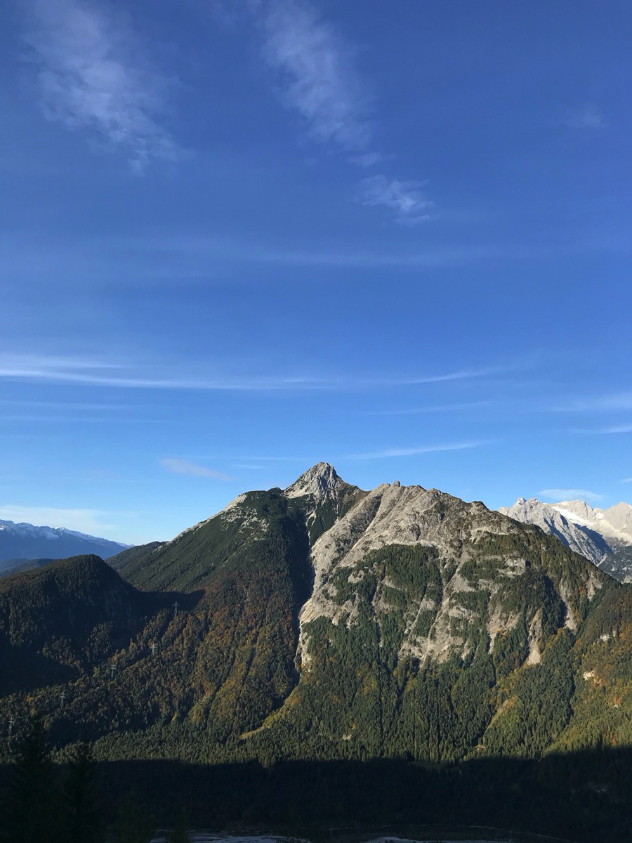 Am Morgen: schöner Ausblick.