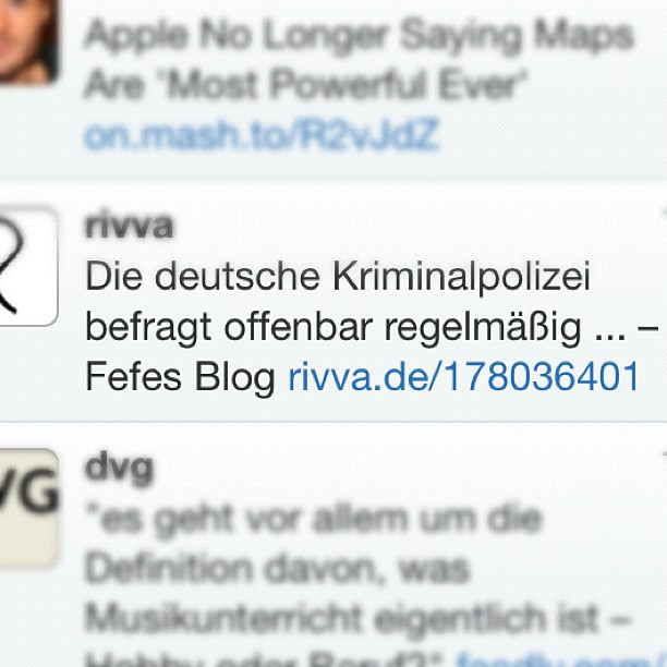 Vermute mal Fefes Blog verweigert dann die Aussage.