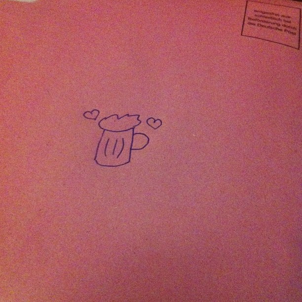 Noch ein kleines Statement auf den Briefwahlumschlag.