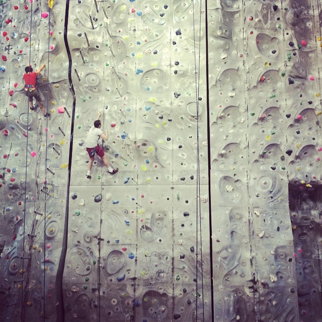 Kuck mal, wer da klettert.