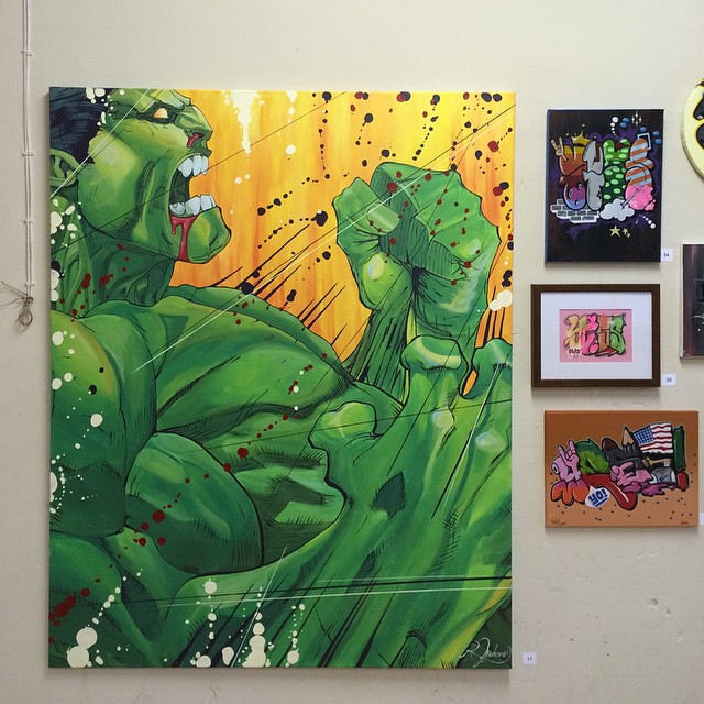 Hulk! W&uuml;tend! Auf die kleinen Bilder!