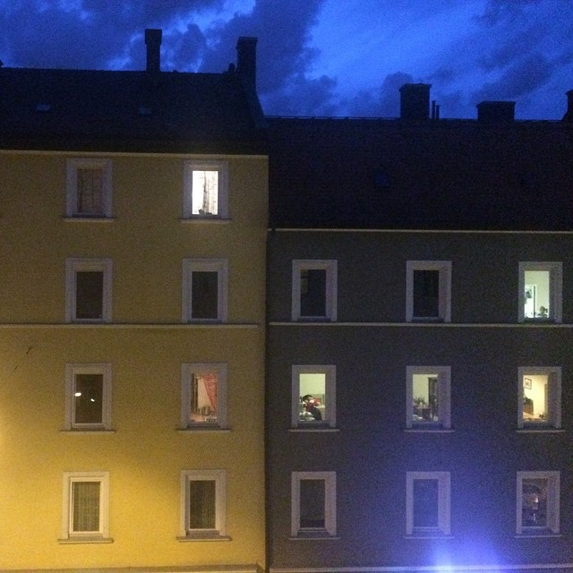 Bei den Nachbarn brennt noch Licht