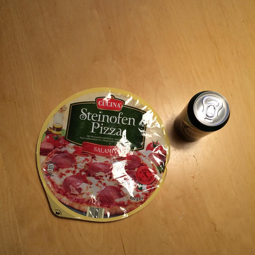 Sp&auml;ter Vogel Abendessen