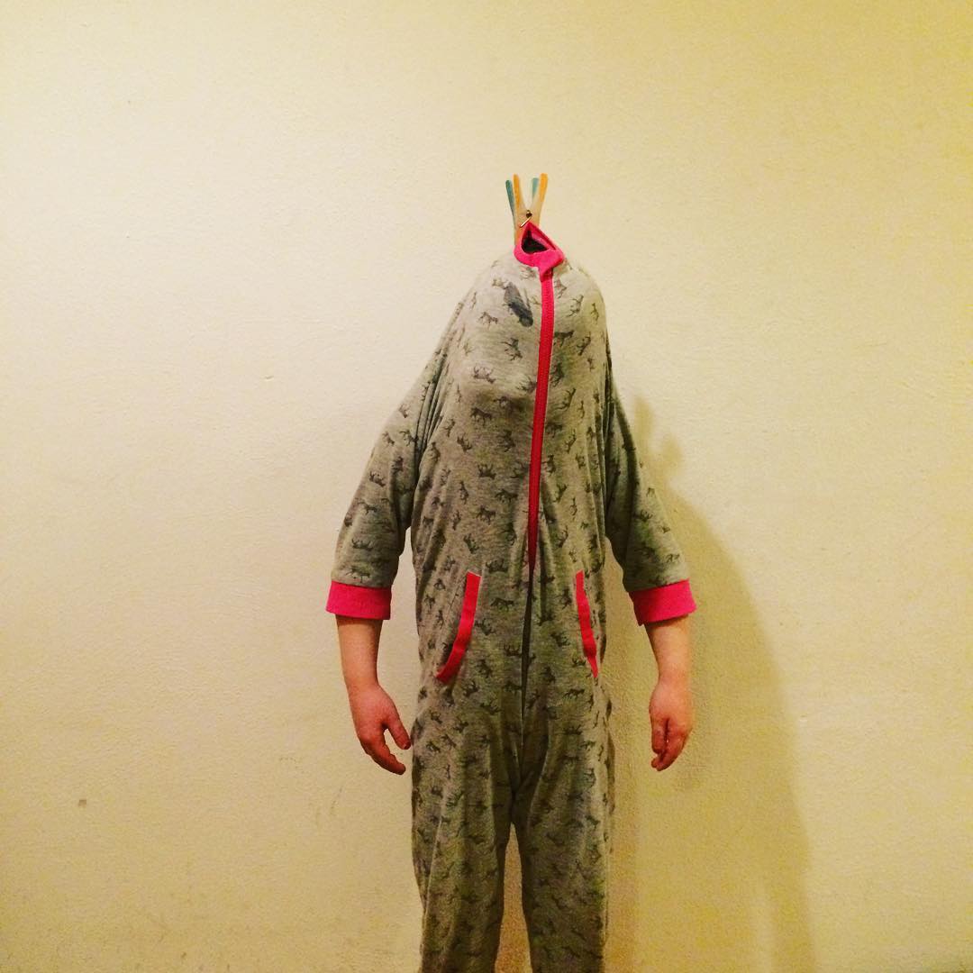 "Papa, Hast du ne W&auml;scheklammer?" Genau mein Humor.