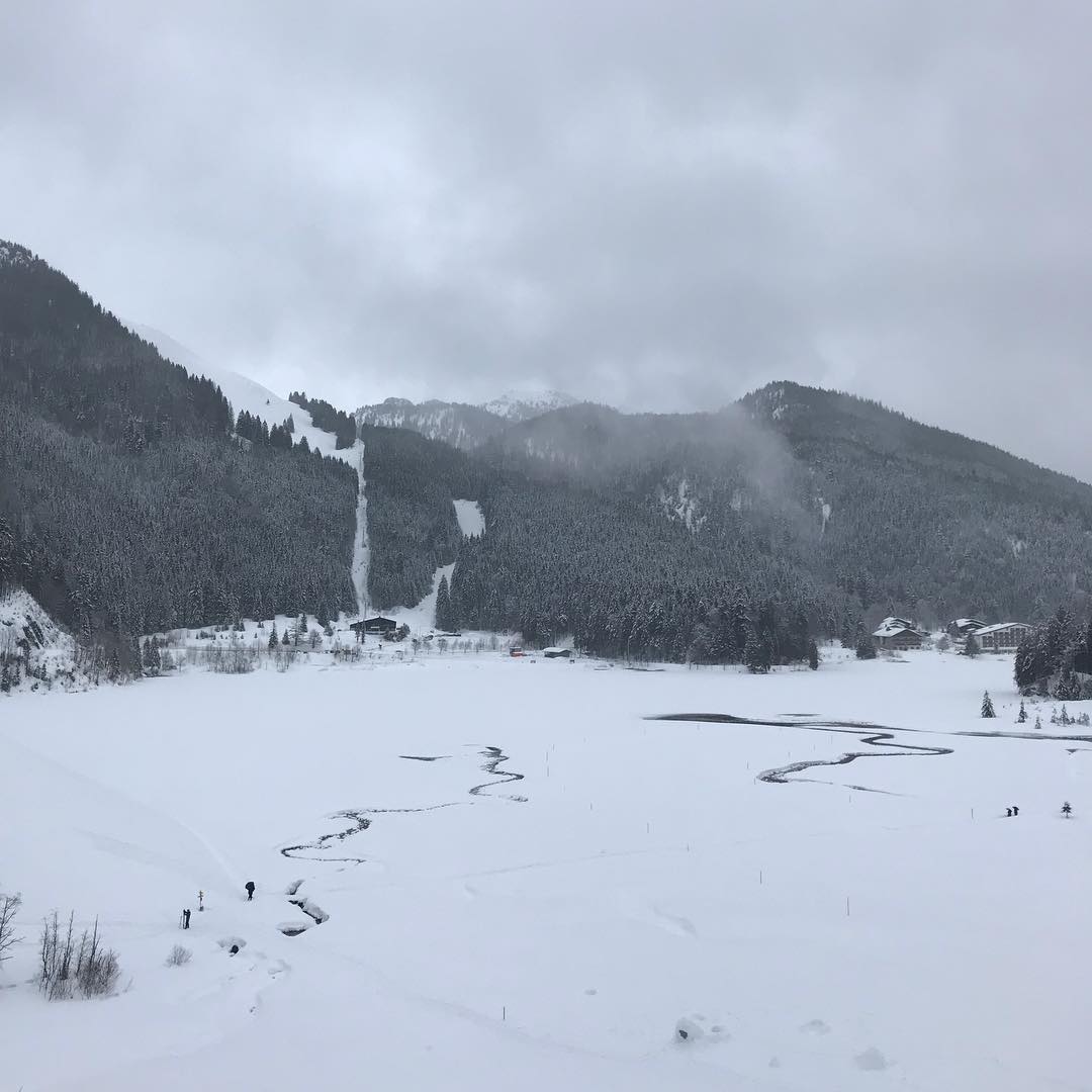 Unten Schnee, von oben Regen.