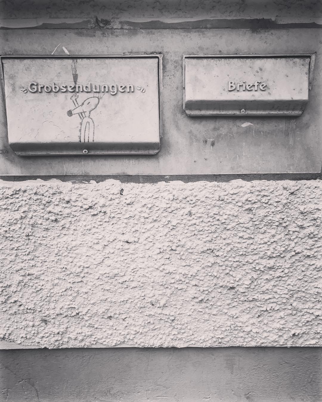 Grobsendungen vs. Briefe