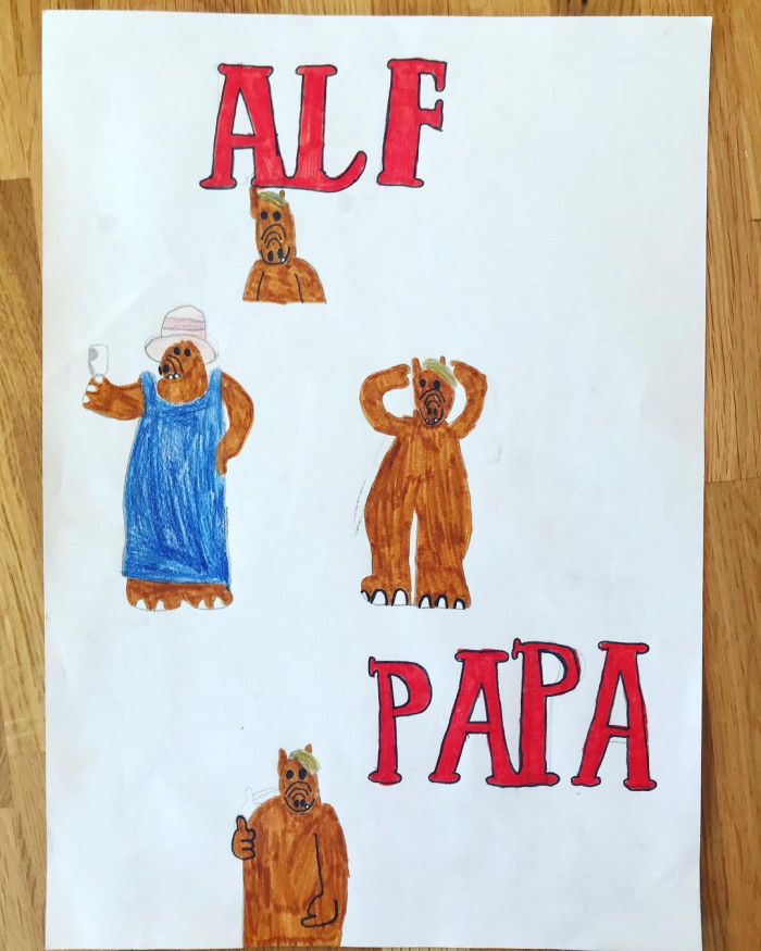 Schon wieder ein haariger Pelzgenosse mit meinen Namen drauf. Ich lach mich tot. Ha!Ha!