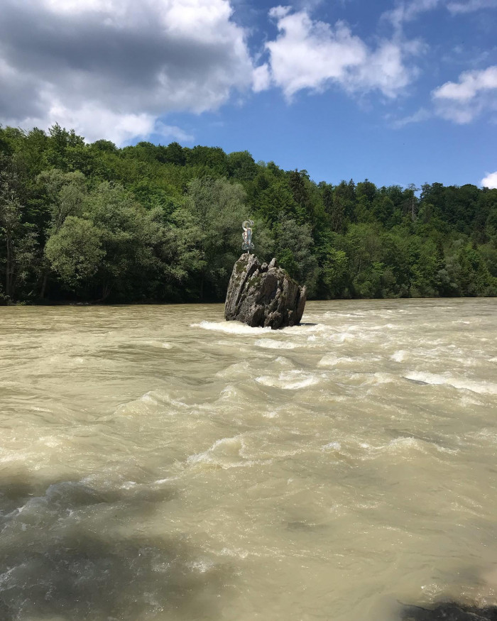 Erst ne Runde Rad, dann ne Runde Minigolf (es gewinnt nicht der mit den meisten Punkten 😞)