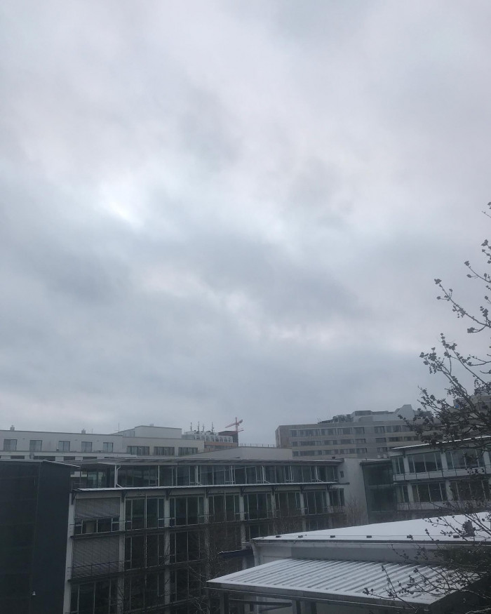 Moin M&uuml;nchen (das auf dem Dach ist Schnee ❄️)