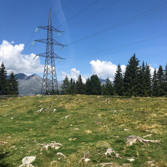 Mit der Gondel fahren wir von der Talstation in Lana nach oben. Das eigentliche Highlight ist dann a