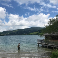 Mit der S-Bahn nach Holzkirchen. Dann Schliersee, Spitzingsee und Tegernsee. Voll sch&ouml;ne Runde.