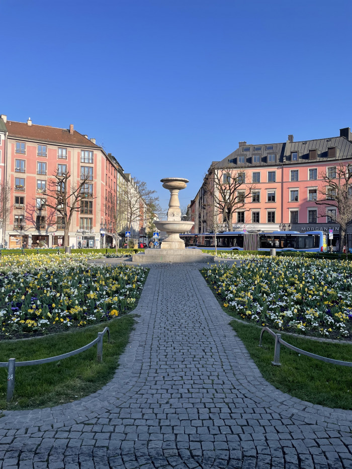Es fr&uuml;hlingt hart am G&auml;rtnerplatz